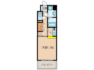 ﾓﾝﾄｰﾚ天神ｾﾝﾄﾗﾙｽｸｴｱの物件間取画像